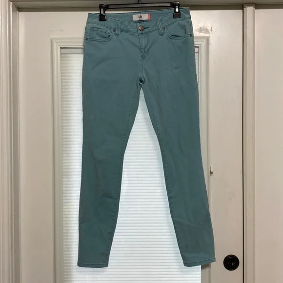 CAbi Jeans Cabi Skinny Brushed Denim Jeans Tidal Blue Style